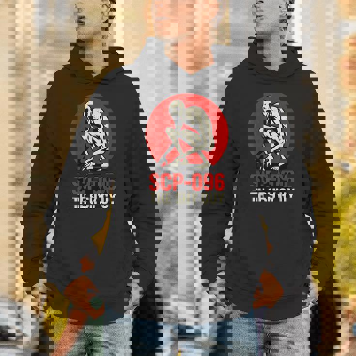 Scp-096 「シャイガイ」ホラーアートデザイン パーカー