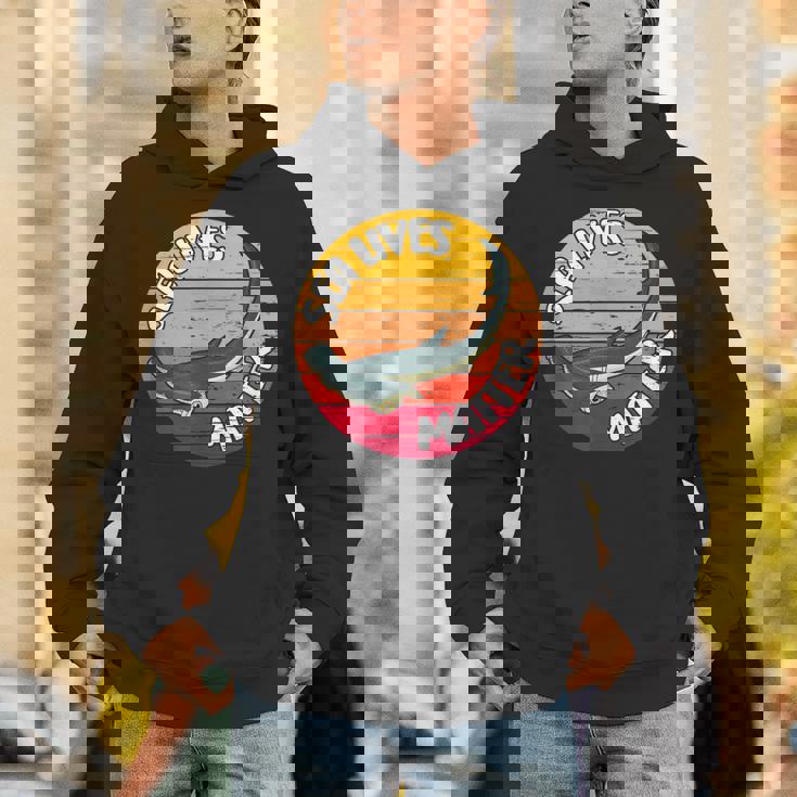 Sea Lives Matter ハンマーヘッドシャークを守る海の命 Hoodie