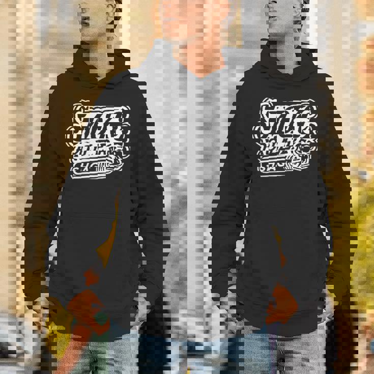 Smokeroller-煙巻人-マティーニシャグロカビリーピンナップバックプリント パーカー