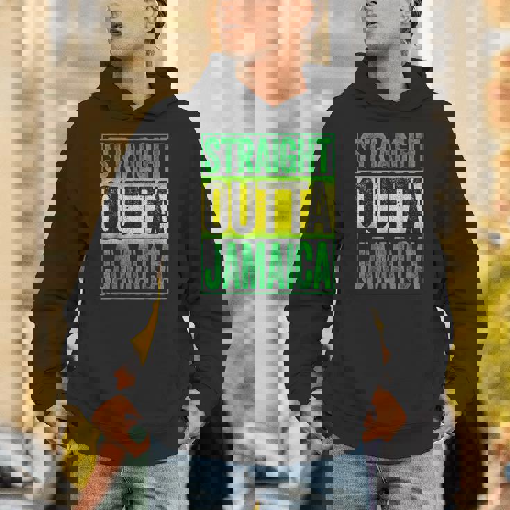 Straight Outta Jamaica ジャマイカ カリビアン レトロ レゲエ パーティー パーカー