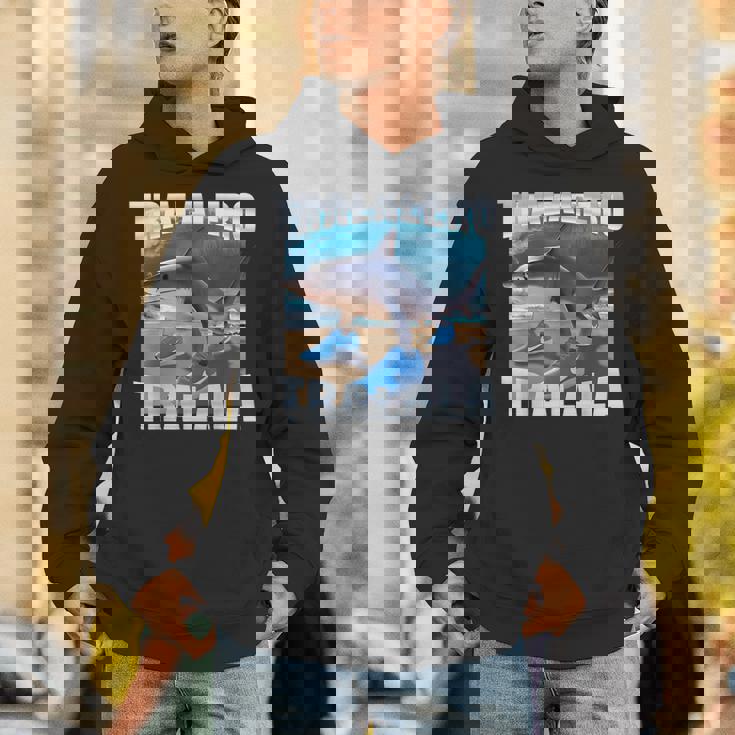 Tralalero Tralalahark Meme イタリアンブレインロットtシャツ パーカー