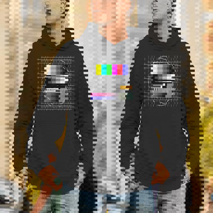 Tvテストパターン カラーバー テストカード スクリーン 懐かしいオタク パーカー