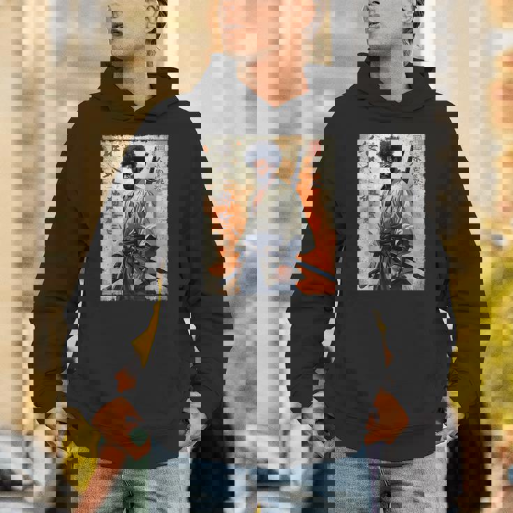 Vintage African Samurai Afro American Bushido Warrior Katana Hoodie Vintage African Samurai Afro American Bushido Warrior Katana Hoodie