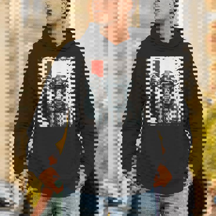 「シンパンジー」審判 シンパン チンパンジー レッドカード 猿 サル スポーツ サッカー 日本語 カタカナ かっこいい パーカー