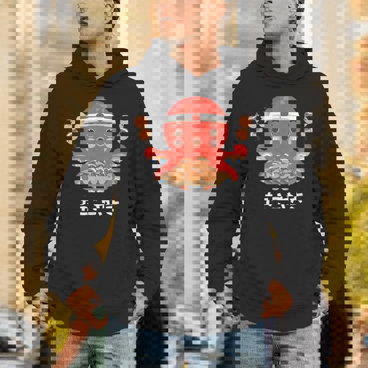 おもしろたこ焼き 和 大阪 日本 食品 ひらがな レターティー パーカー