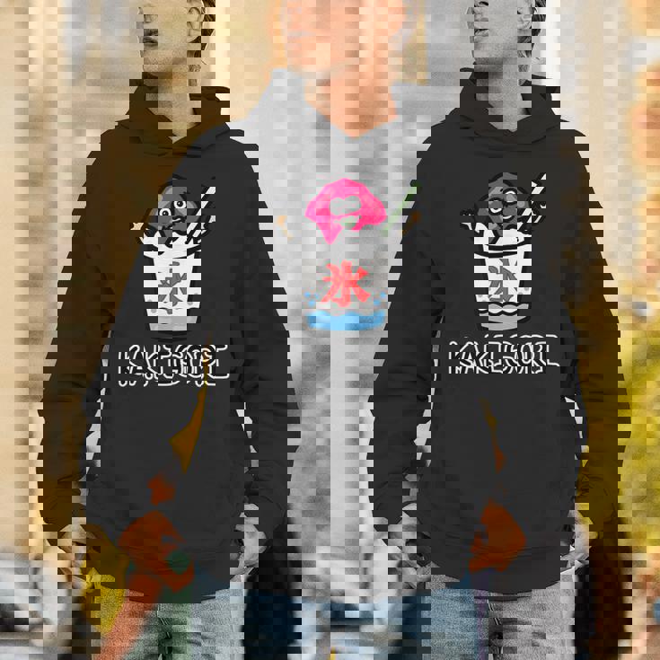 かき氷さんいちご パーカー