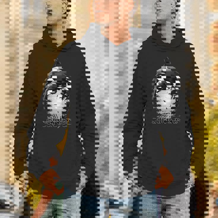 かわいいシャチサモアポリネシア パーカー