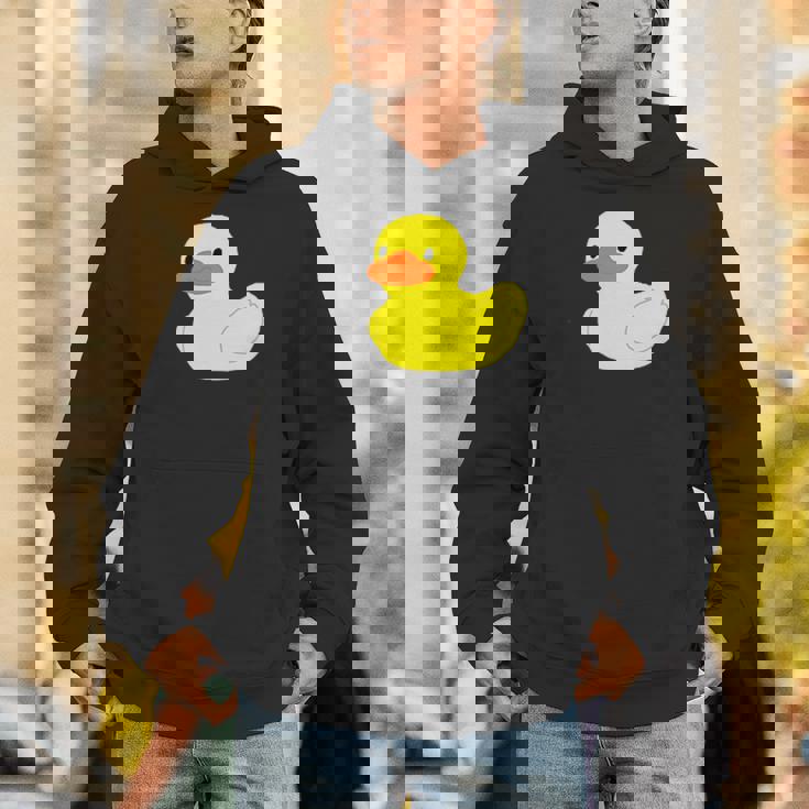 かわいいラバーダックイエローグラフィックかわいいラバーダック パーカー