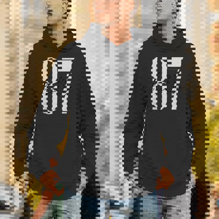 こんにちは 87歳誕生日ようこそ 87 パーカー