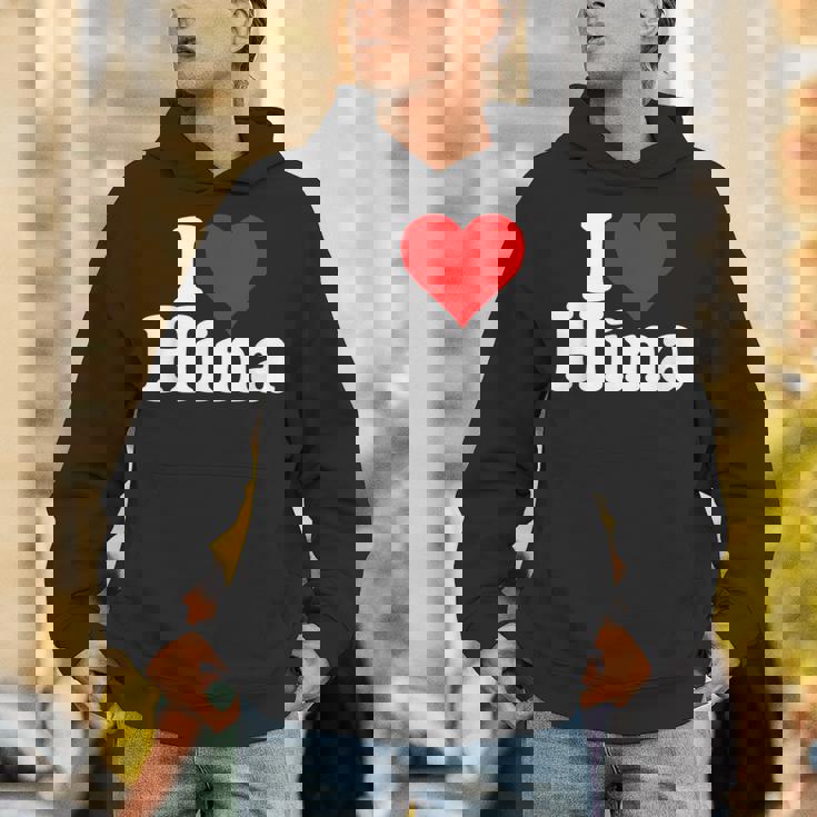 にハートのひな名前が大好き パーカー