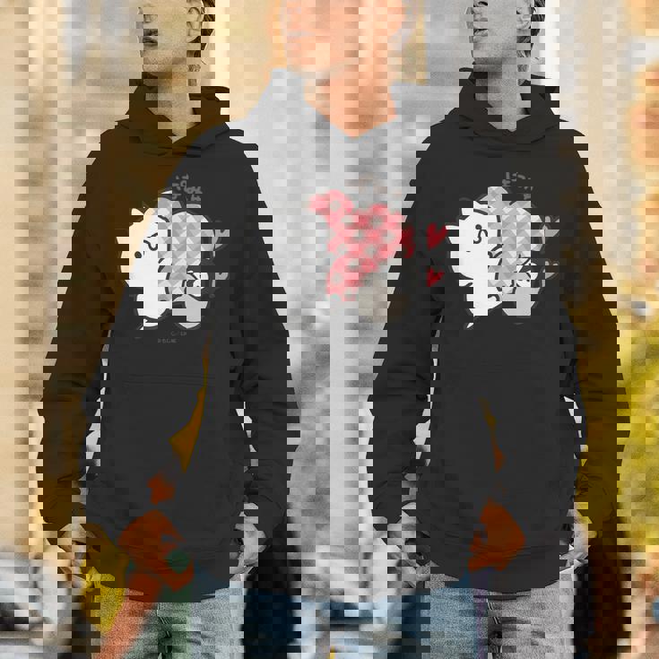 ねこぺん日和 ハート パーカー