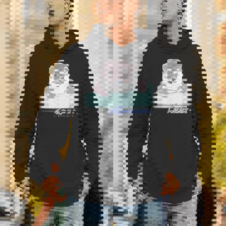 ゆるカワウソさん あそぶ？【 No2 】コツメカワウソ パーカー