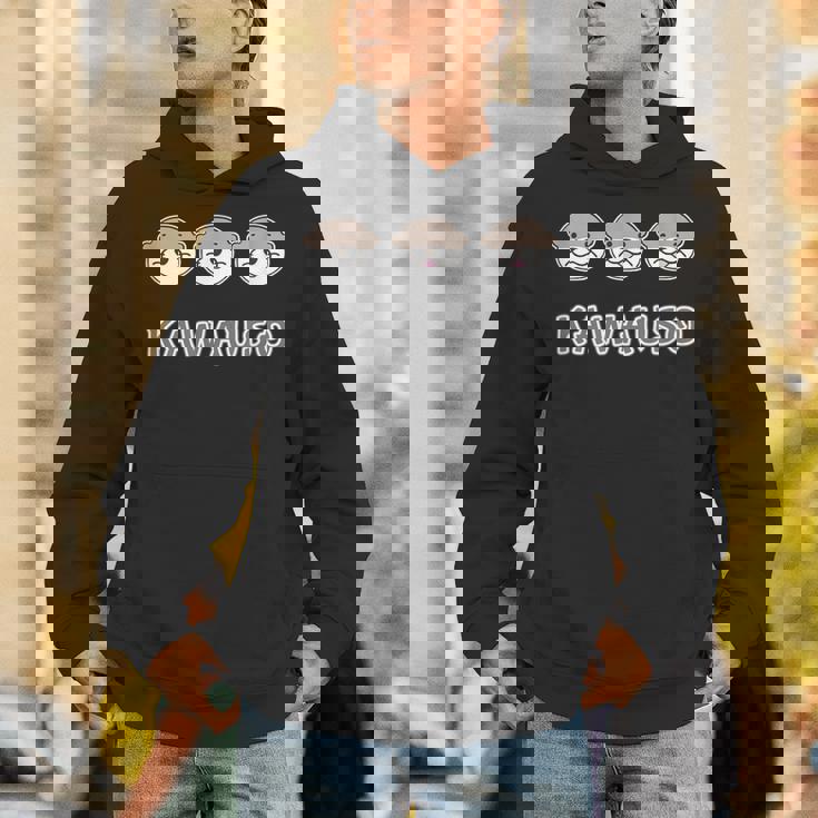 ゆるカワウソさん まるくん『ふぇいす』コツメカワウソ パーカー