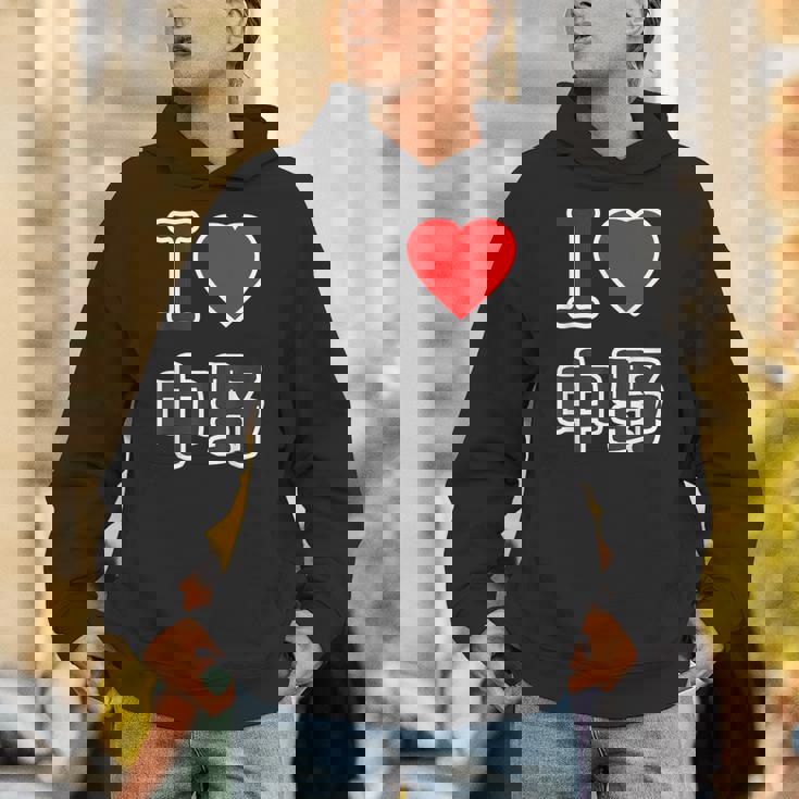 アイラブ・中野（I Love ハート）ビッグ 大きな文字【23区】ジモティ Jimo-T 地元愛 面白い パーカー