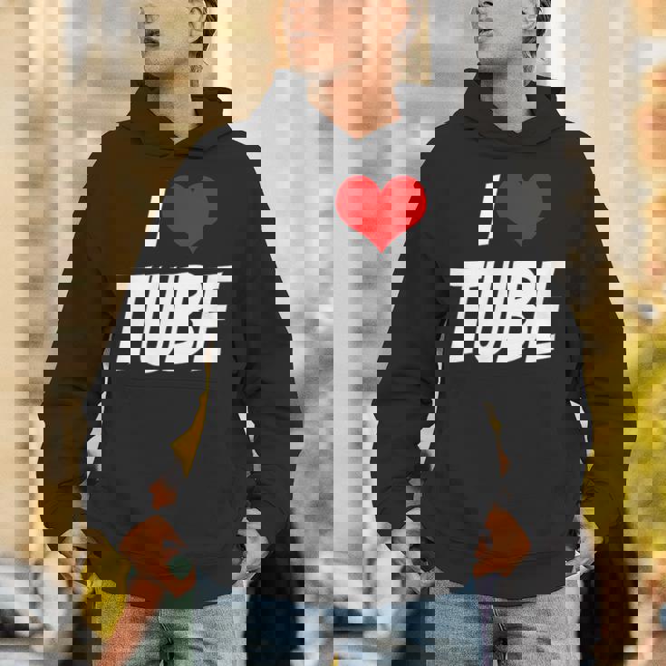 アイ・ラブ・チューブ・ハート パーカー