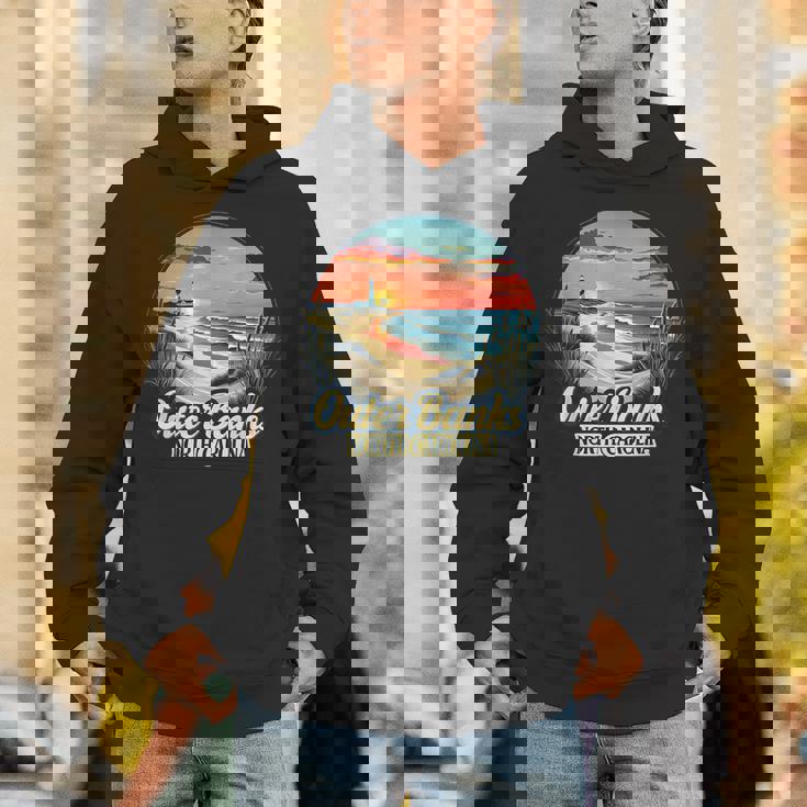 アウターバンクス ノースカロライナ コースタル サンセット ビーチ 灯台 パーカー