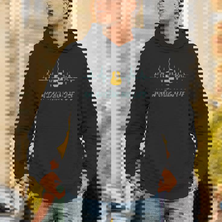 アコースティックギター No Guitar No Life ファニーギタリストミュージシャン Hoodie