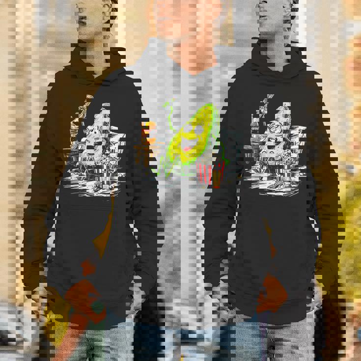 アボカド リラックス 持株 おやつ アート フルーツ モチーフ アボカド パーカー