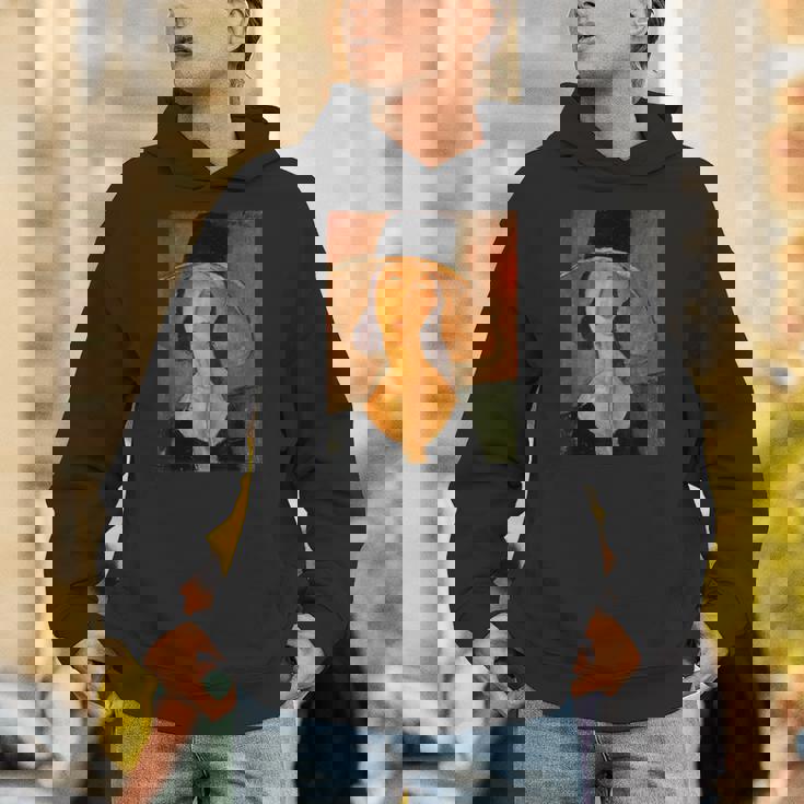 アメデオ モディリアーニのジャンヌ・ヘブターヌ 大きな帽子 パーカー