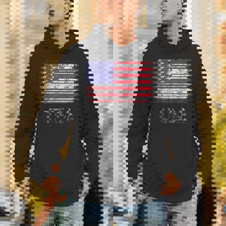 アメリカ国旗シャツ メンズ レディース キッズ 退役軍人の日 星条旗 Hoodie