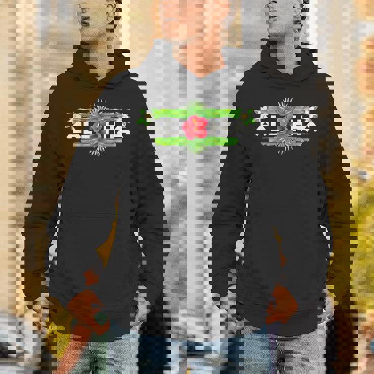 アロハ ハイビスカス フラワー トロピカルハワイアンデザイン パーカー