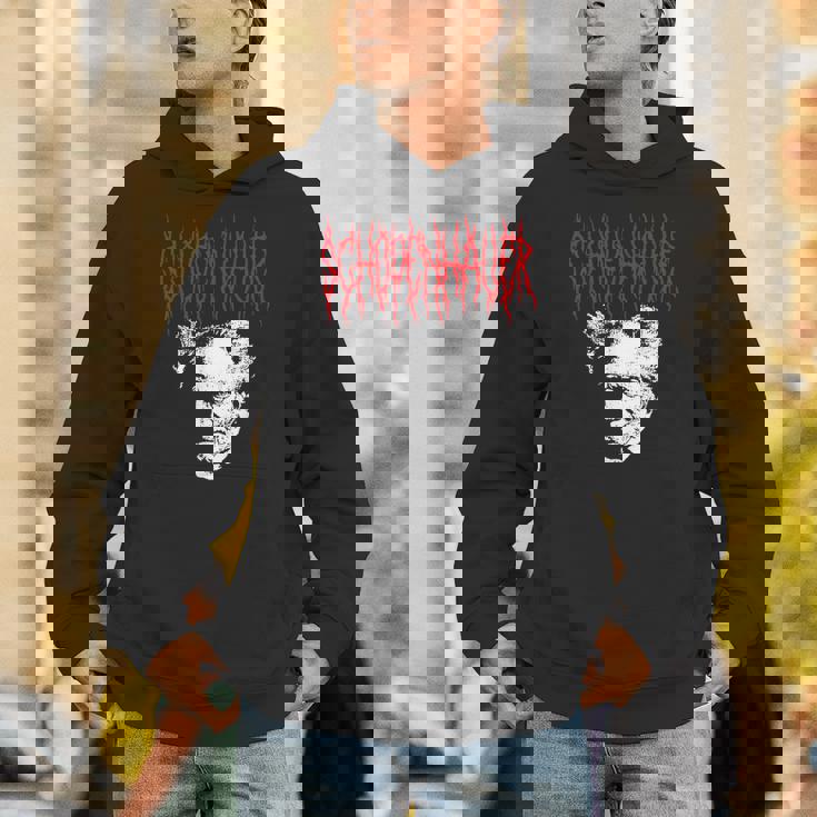 アーサー・ショーペンハウアー デスメタルスタイル 哲学 デザイン パーカー