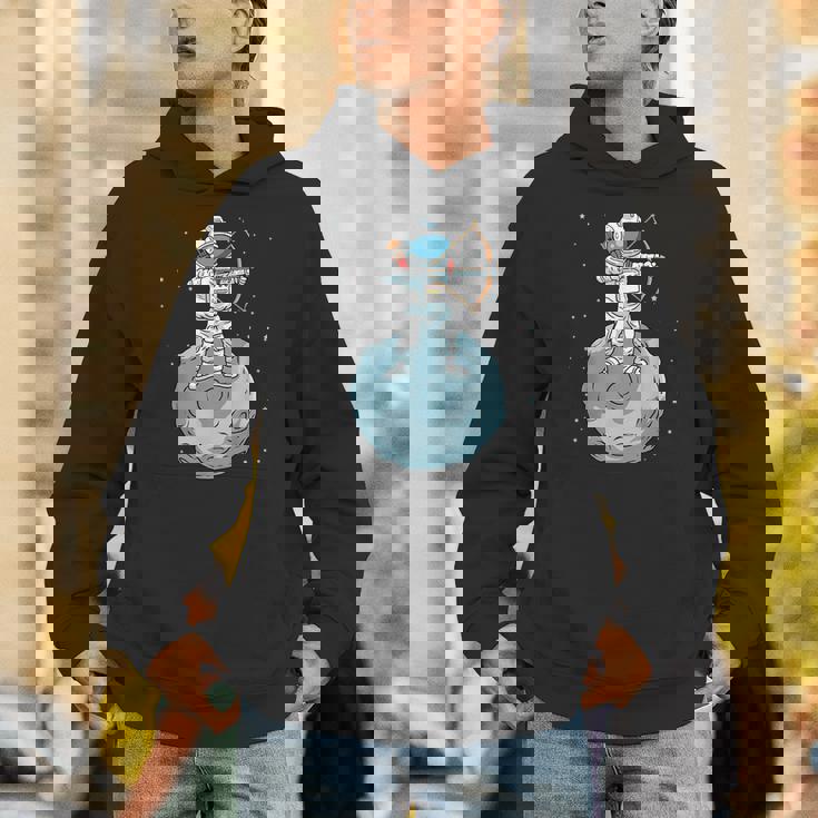 アーチェリーシャツキッズロングボウ宇宙飛行士ギフトキッズボウアーチェリー パーカー