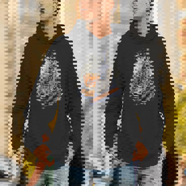 ウイスキー、シガー、チョコレート、オリジナルウイスキーアイデア Hoodie
