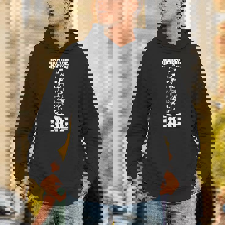 メンズ ウインドサーフィンの父 ウインドサーフィンの愛好家 ボードセイリング パーカー