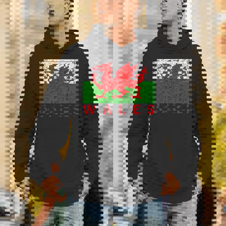 ウェールズ国旗 ウェールズ ドラゴン アンティーク調 メンズ レディース キッズ パーカー