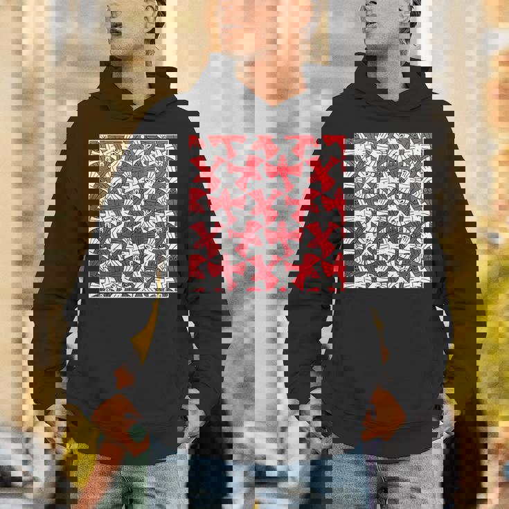 エッシャーにインスパイアされた鳥のテッセレーション。 Hoodie