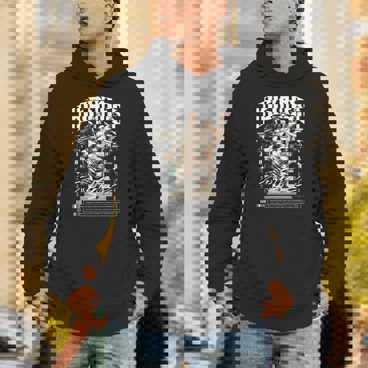 エルメス ギリシャ神像 ギリシャ神話 ストリートウェア 長袖tシャツ パーカー