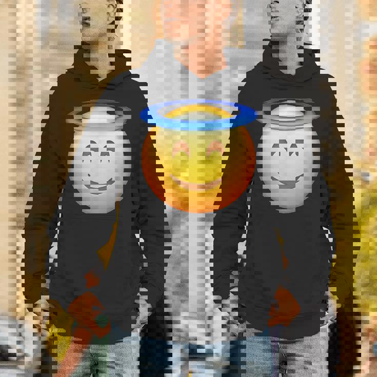 エンジェルスマイリー絵文字 Hoodie