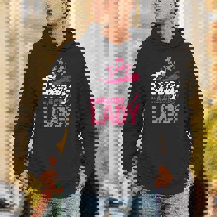 カラオケレディ おもしろ音楽好き カラオケシンガー パーカー