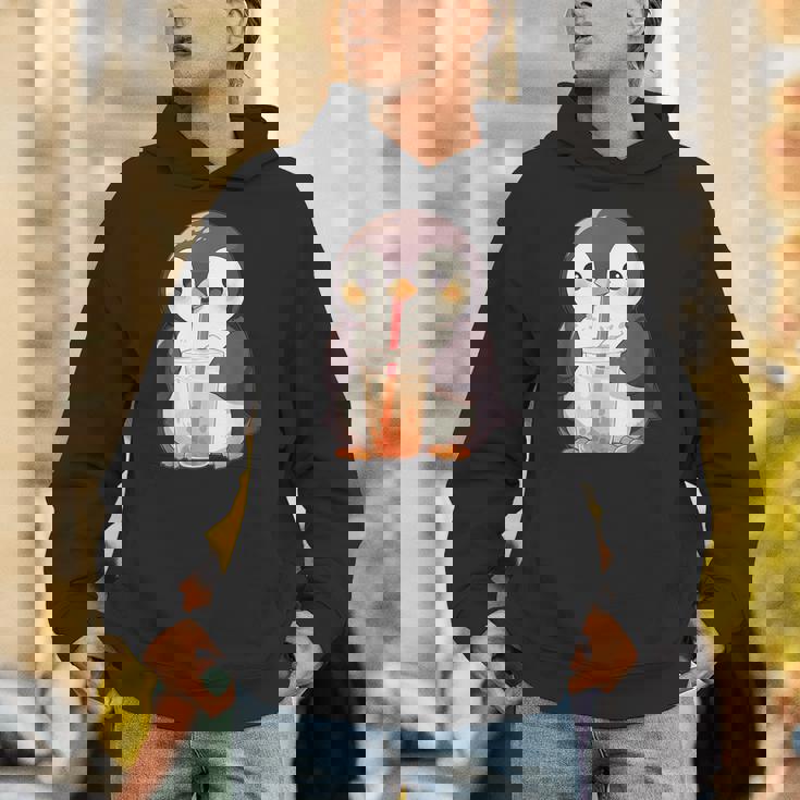 カワイイ ペンギンドリンク バブルティー ペンギンボバ Hoodie