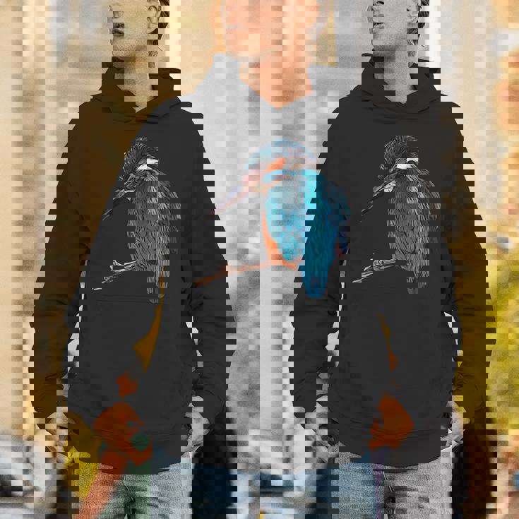 カワセミ 動物モチーフ 動物の顔 鳥モチーフ 動物モチーフ 鳥 カワセミ Hoodie