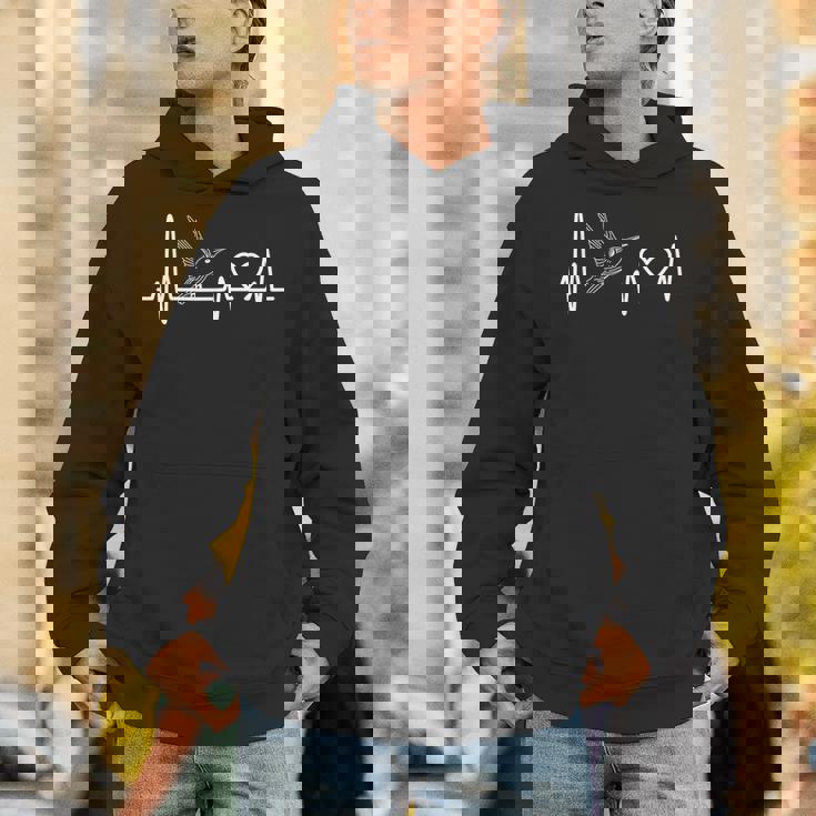 カワセミ好きにはたまらないカワセミのハートビート パーカー