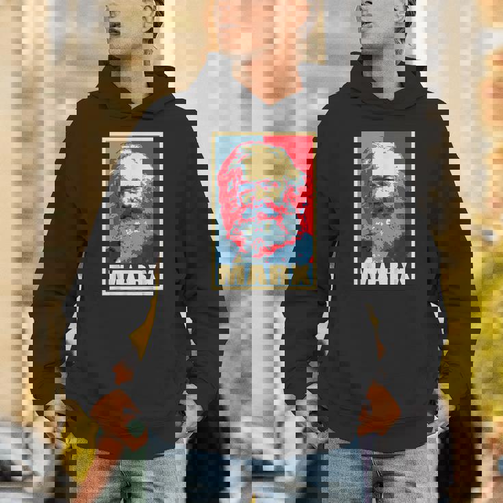 カール・マルクス プロパガンダ ポスター ポップアート パーカー