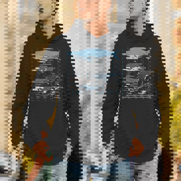 クジラの種類 Hoodie