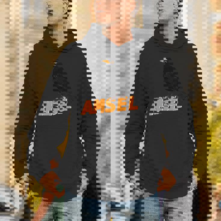 クロウタドリ 鳥 動物 図 バードウォッチング 贈り物 鳥類学者 生物学者 自然科学 パーカー