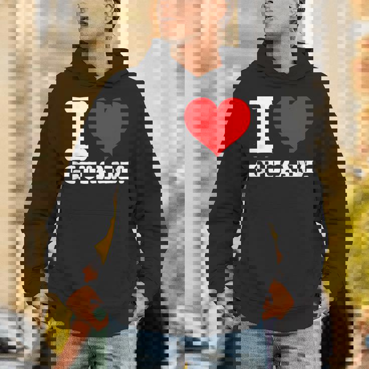 グアム I Heart Guam I Love Guam パーカー