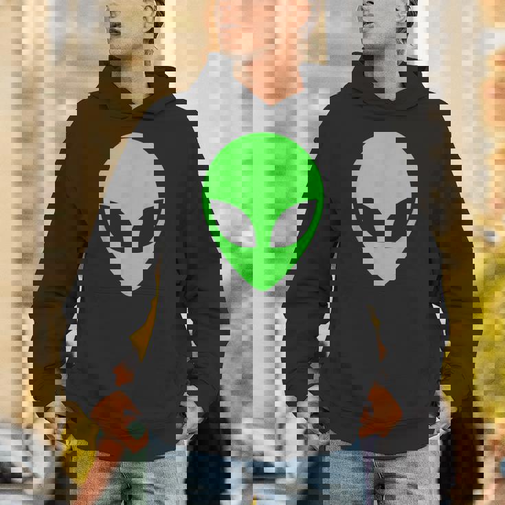 グリーンエイリアンヘッドアパレル 90年代スタイル ファニー エイリアン パーカー