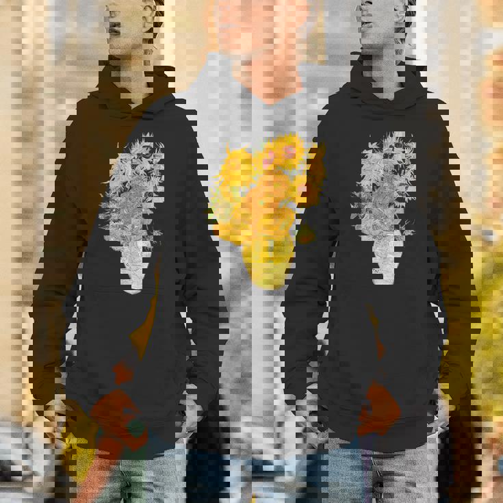 ゴッホのひまわりの現代美術の絵画 Hoodie