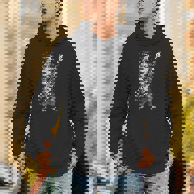 シェットランド・シープドッグ ベース・ギター ロックミュージック 犬好き パーカー