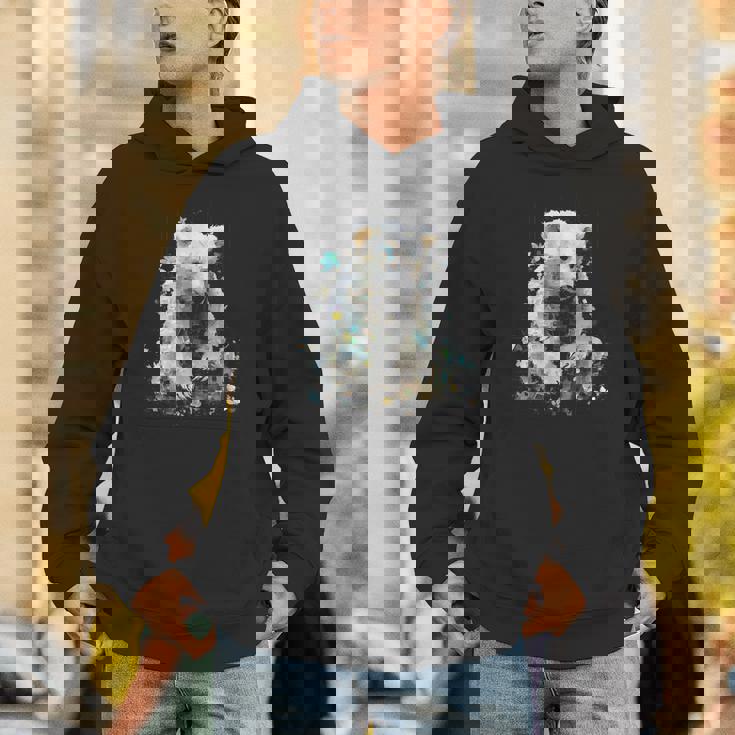 シロクマ 動物 モチーフ 作品 シロクマ パーカー