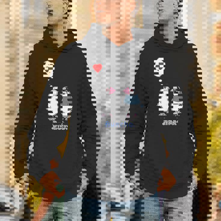 シロブンチョウ & サクラブンチョウ さん『ハート』フキダシ 白文鳥 桜文鳥【どうぶつフレンズ】動物 イラスト Hoodie