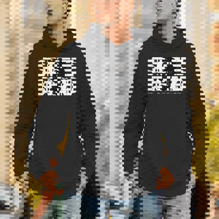 スケートボーダーへのギフト スケートボード シルエット パーカー