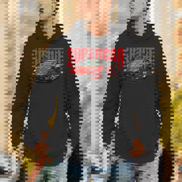 スポーツカーファンのいたるところに完璧なスーtシャツ パーカー