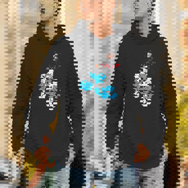 スマーフグループ スマーフ ガーガメル 魅惑のブルーフレンズのファン Hoodie