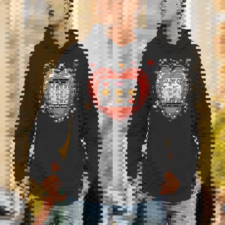 スロットマシンハートジャックポットカジノギャンブル愛好家 パーカー